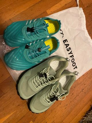 Zapatillas barefoot Easyfoot verdes talla 37