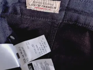 Levi's 712 Slim Fit Jeans Negros T26x30