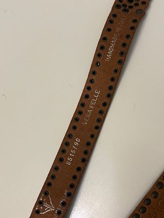 Cintura borchiata ANIMA GEMELLA vera pelle