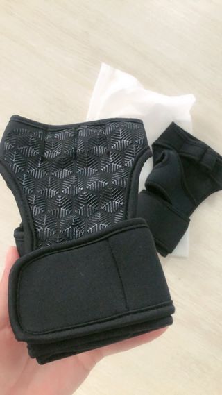 Guantes Gimnasio Calistenia Crossfit Negro