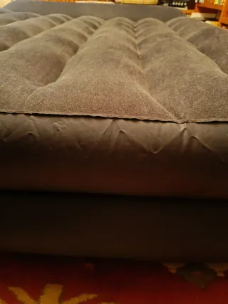 Cama hinchable de plástico 150x200,alto40cm