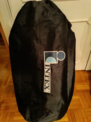 Cama hinchable de plástico 150x200,alto40cm