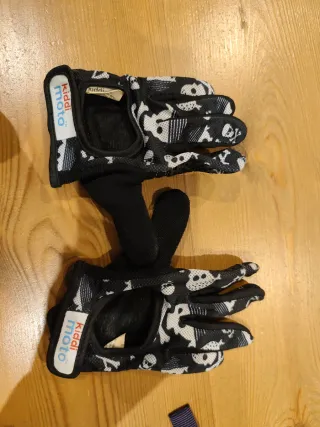 Guantes Ciclismo Infantil Kiddimoto Calaveras