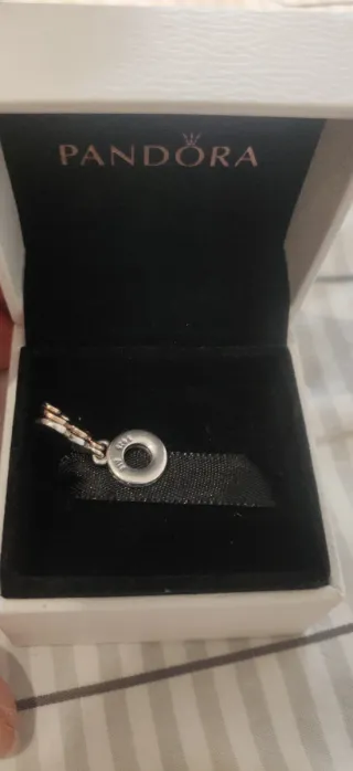 Pandora Charm Corazones Oro y Plata