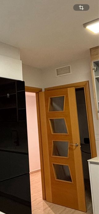 Lote 3 puertas madera con cristal