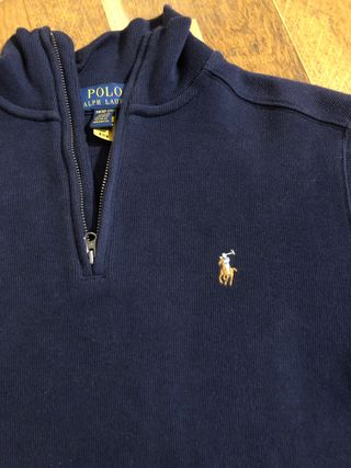 Polo Ralph Lauren Jersey Azul Talla M(10-12)