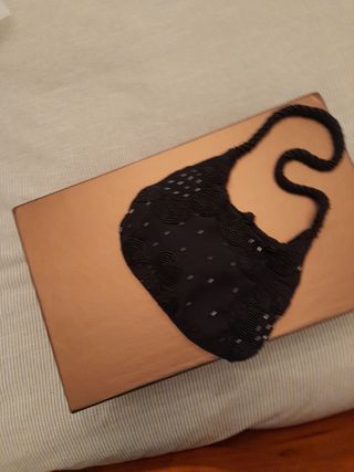 Bolso de mano fiesta negro