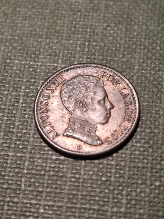 Moneda 1 Céntimo Alfonso XIII 1906