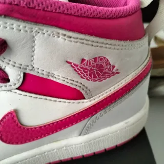 Nike Jordan taglia 35 rosa/bianco