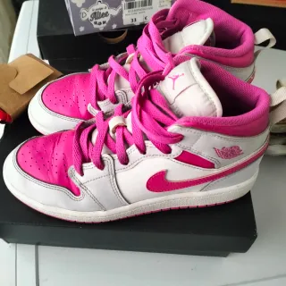 Nike Jordan taglia 35 rosa/bianco