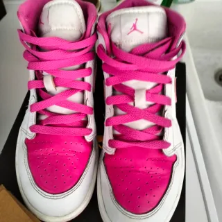 Nike Jordan taglia 35 rosa/bianco