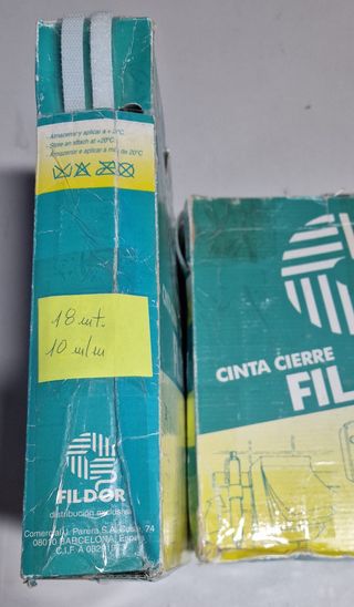 Lote cinta VELCRO Macho/Hembra 10mm 43,20mt Blanco