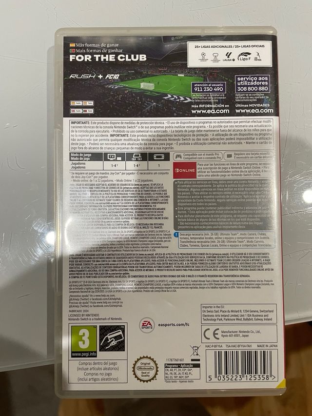FC 25 Nintendo Switch