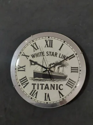 Relógio Titanic White Star Line retrô, Vintage