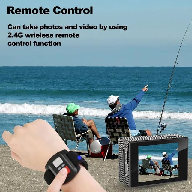 Cámara de Acción 4K WiFi 1080P