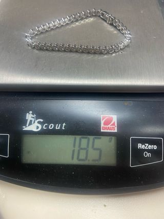 Pulsera Riviera Oro Blanco 18k con 41 Brill.3,34ct