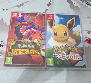 Juegos Nintendo Switch Pokémon Escarlata y Eevee