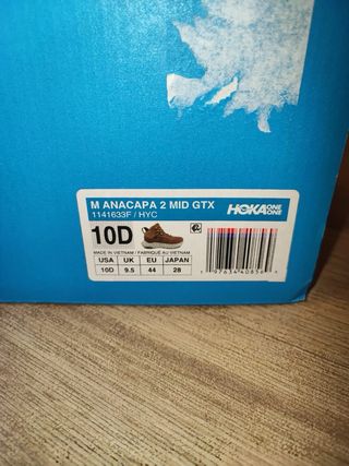 Hoka Anacapa 2 GTX Scarpe Trekking Tg 44