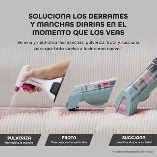 aspiradora Shark StainForce Elimina manchas y olor