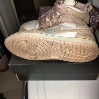 Nike Jordan 1 Mid Rosa/Bianco Taglia 35