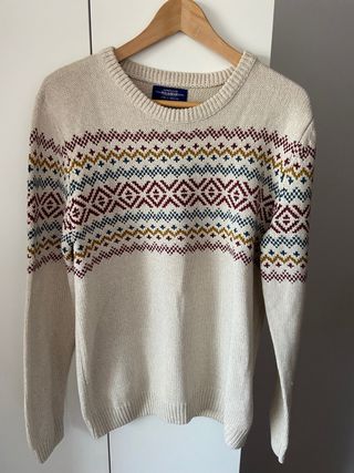 Jersey Pull&Bear Talla L Estampado Étnico