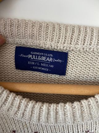 Jersey Pull&Bear Talla L Estampado Étnico