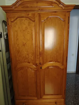 Armario de pino 2 puertas