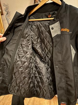 Chaqueta Moto Negra Riding Tribe Invierno/Verano