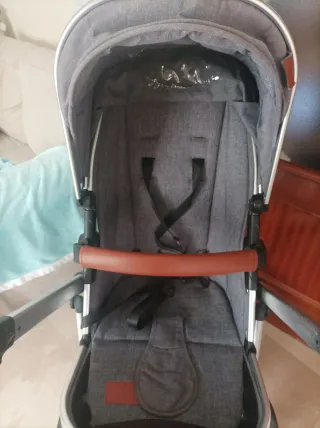 Cochecito bebé Trío ASALVO WIMI Gris