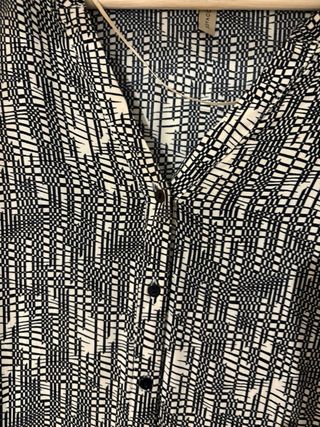 Blusa larga estampada