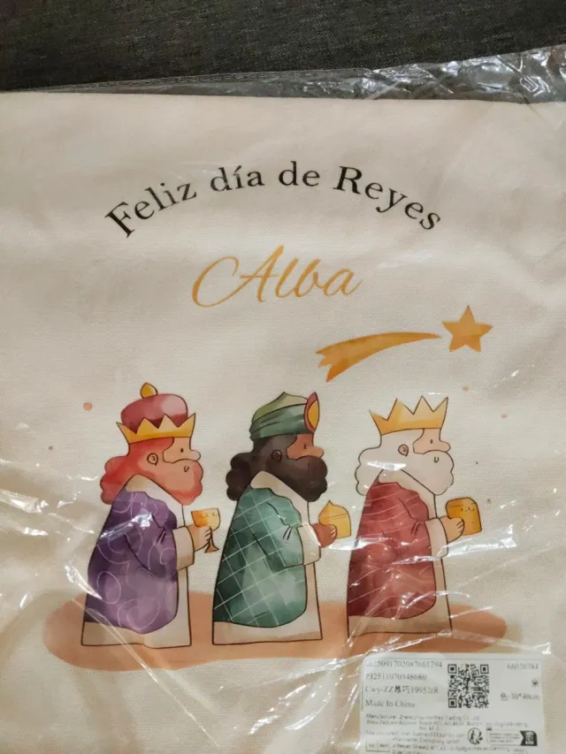 Saco de navidad para niña que se llame Alba