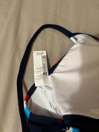 Bañador rayas azul, rojo y blanco