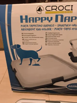 Vassoio per assorbenti per cani e gatti 60x60