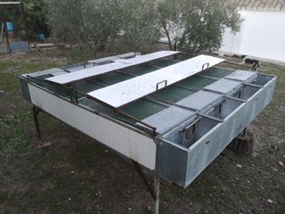 Jaula cría perdices metálica