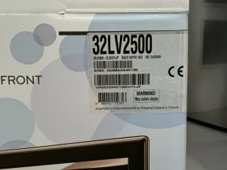 Televisión LG Negra