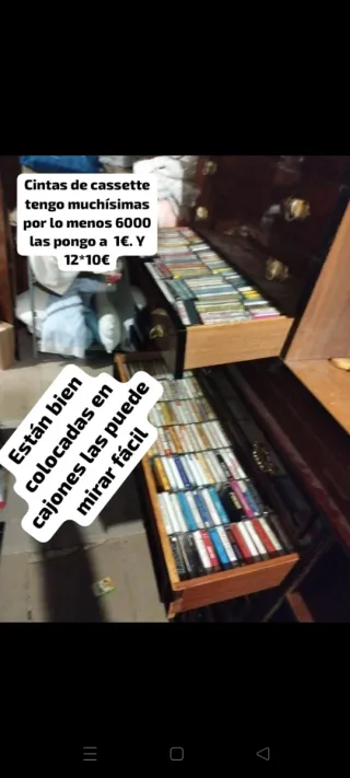 As de 6000 Cintas Cassette a 1€