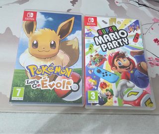 Juegos Nintendo Switch Pokémon y Mario Party