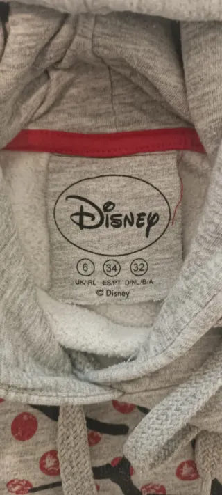 Sudadera Minnie Mouse Gris
