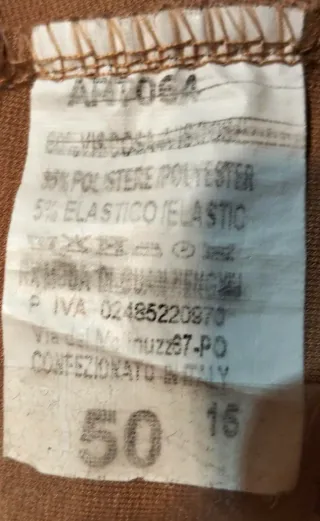 Pantalón Camel Cintura Elástica