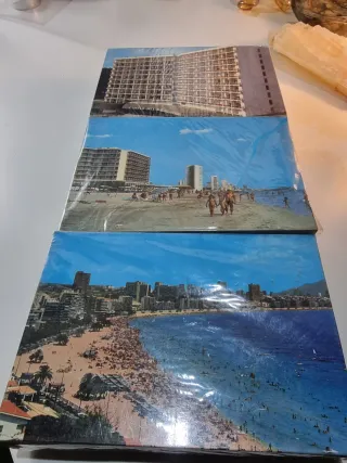 Álbumes de postales y paq. 100 postales antiguas