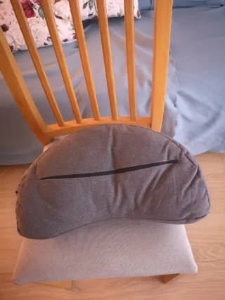 Cojín de meditación gris