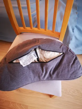 Cojín de meditación gris