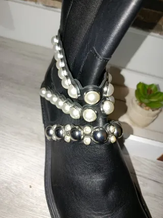 Botines Zara Piel Talla 41 Nuevos