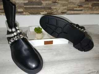 Botines Zara Piel Talla 41 Nuevos