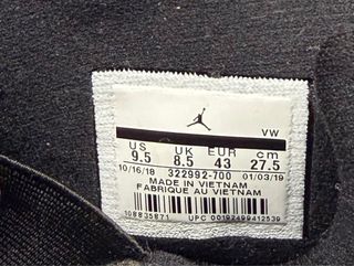 Zapatillas Jordan Edición Limitada Negro Amarillo