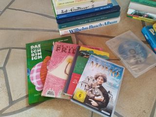 Libros clásicos y DVD alemanes