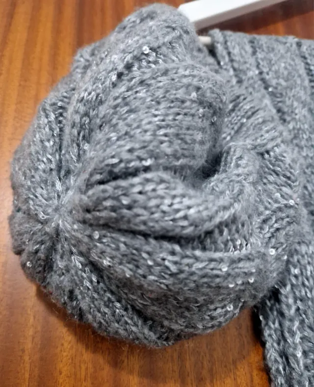 Conjunto Bufanda y Gorro Tejido