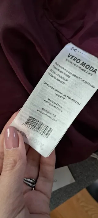 Cappotto donna color prugna