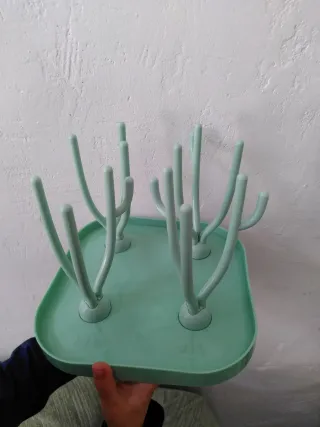 Escurre biberones verde menta