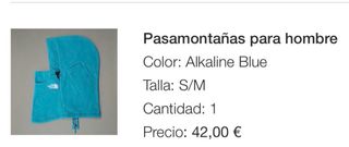 Gorro Braga The North Face Azul Teal